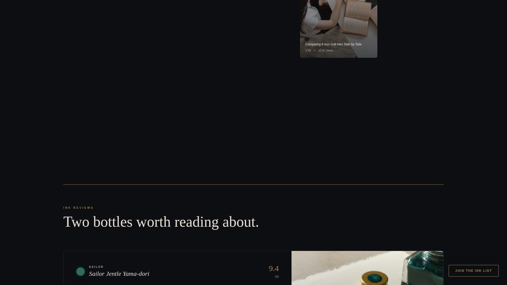 Inkwell - Luxe Stationery Landing Page Template