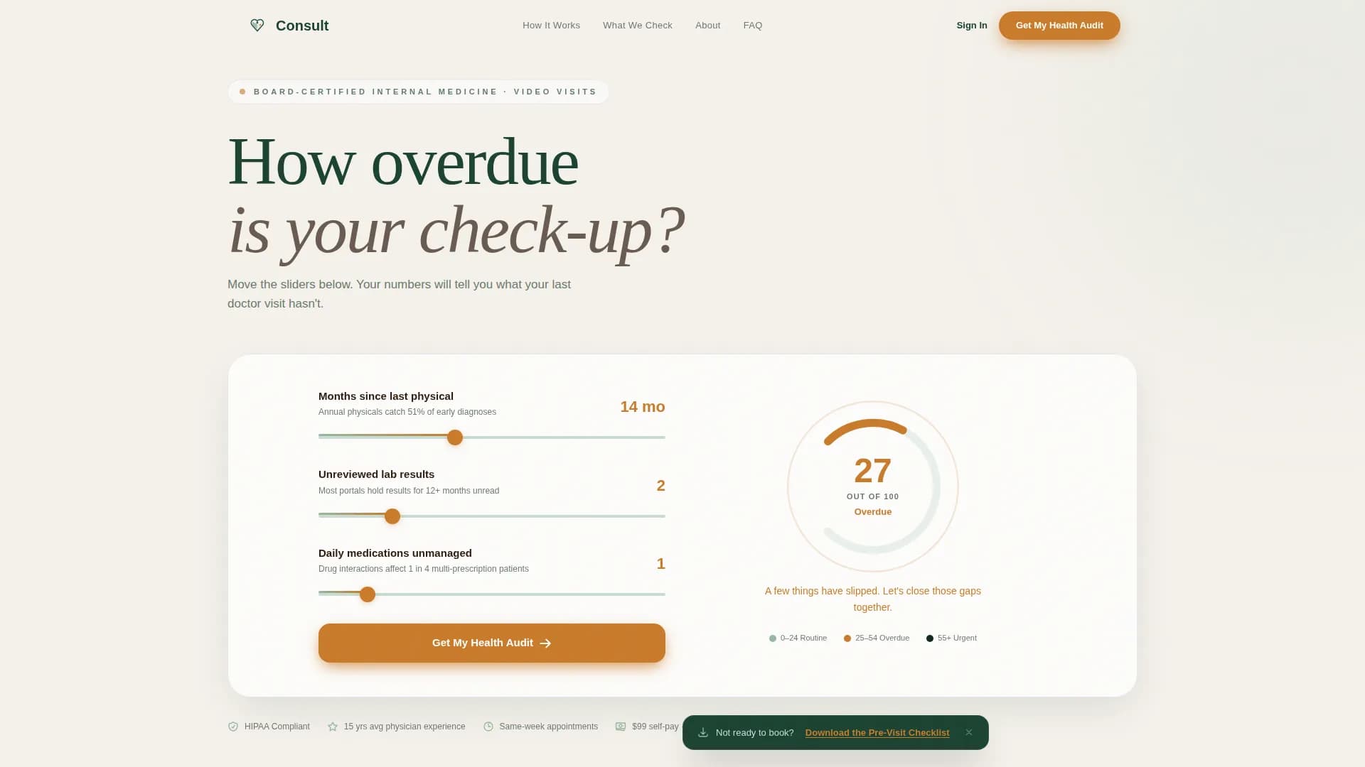 Internist Professional Website Template