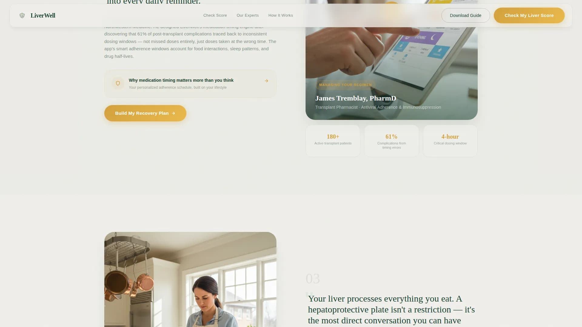 Liver Disease Care Cost Calculator Website Template