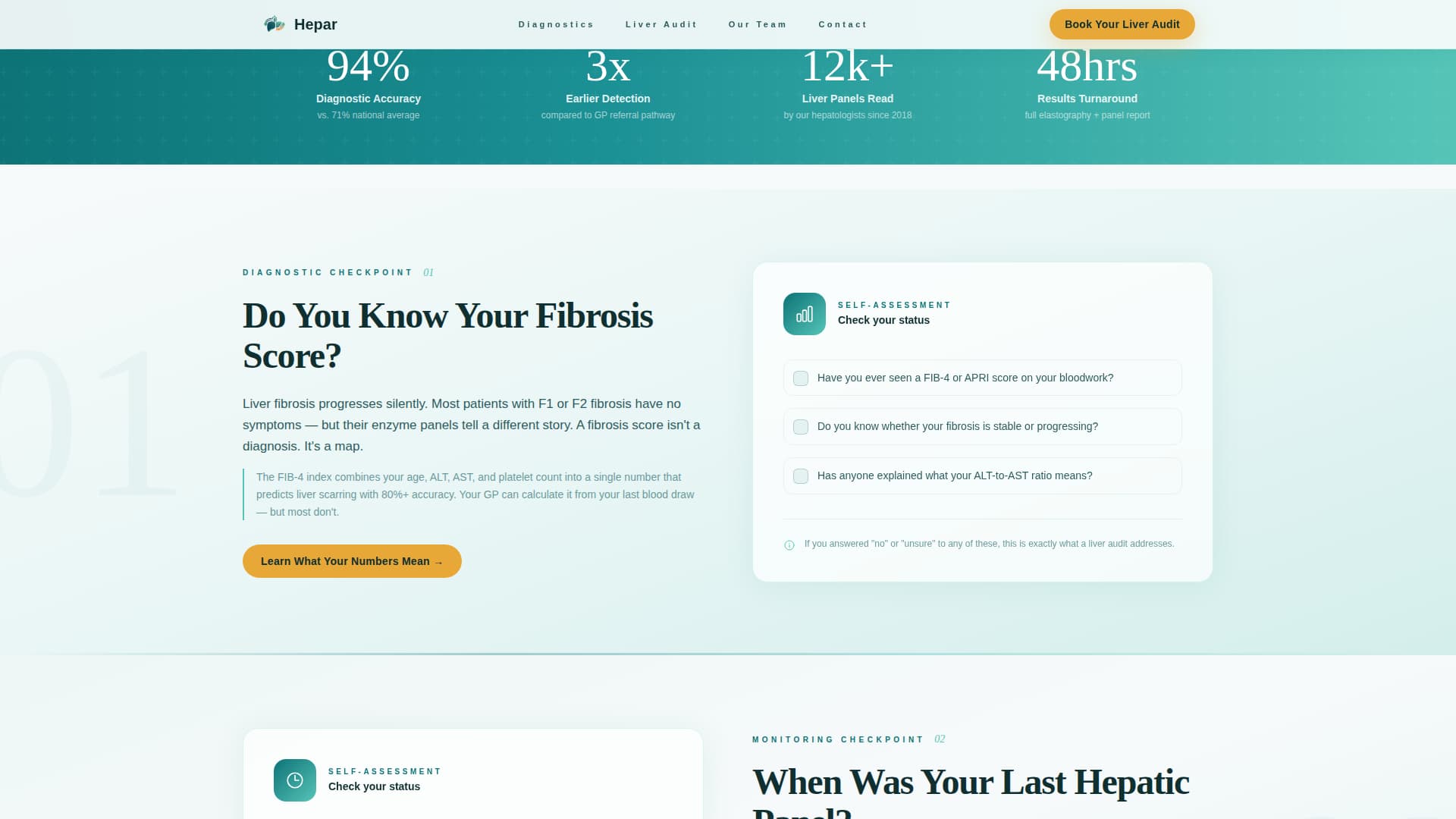 Hepar - Trusted Liverspecialist Landing Page Template