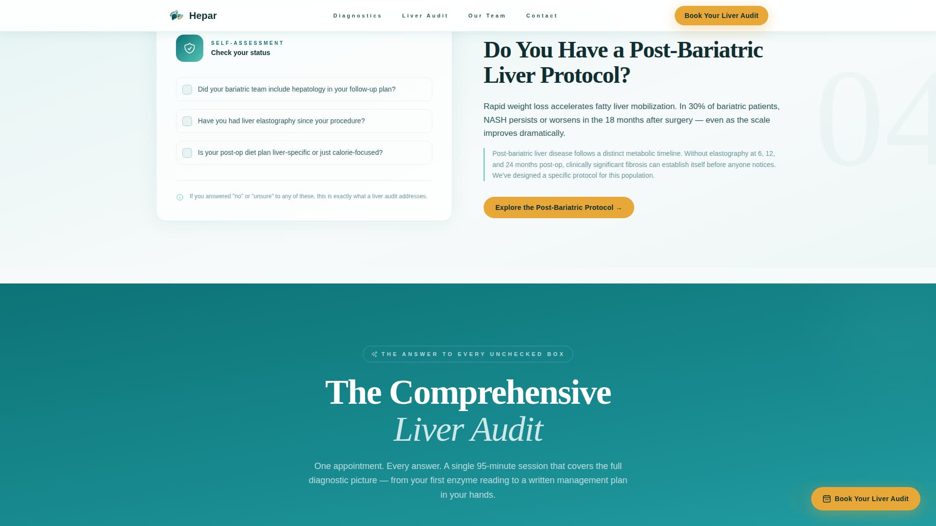 Hepar - Trusted Liverspecialist Landing Page Template