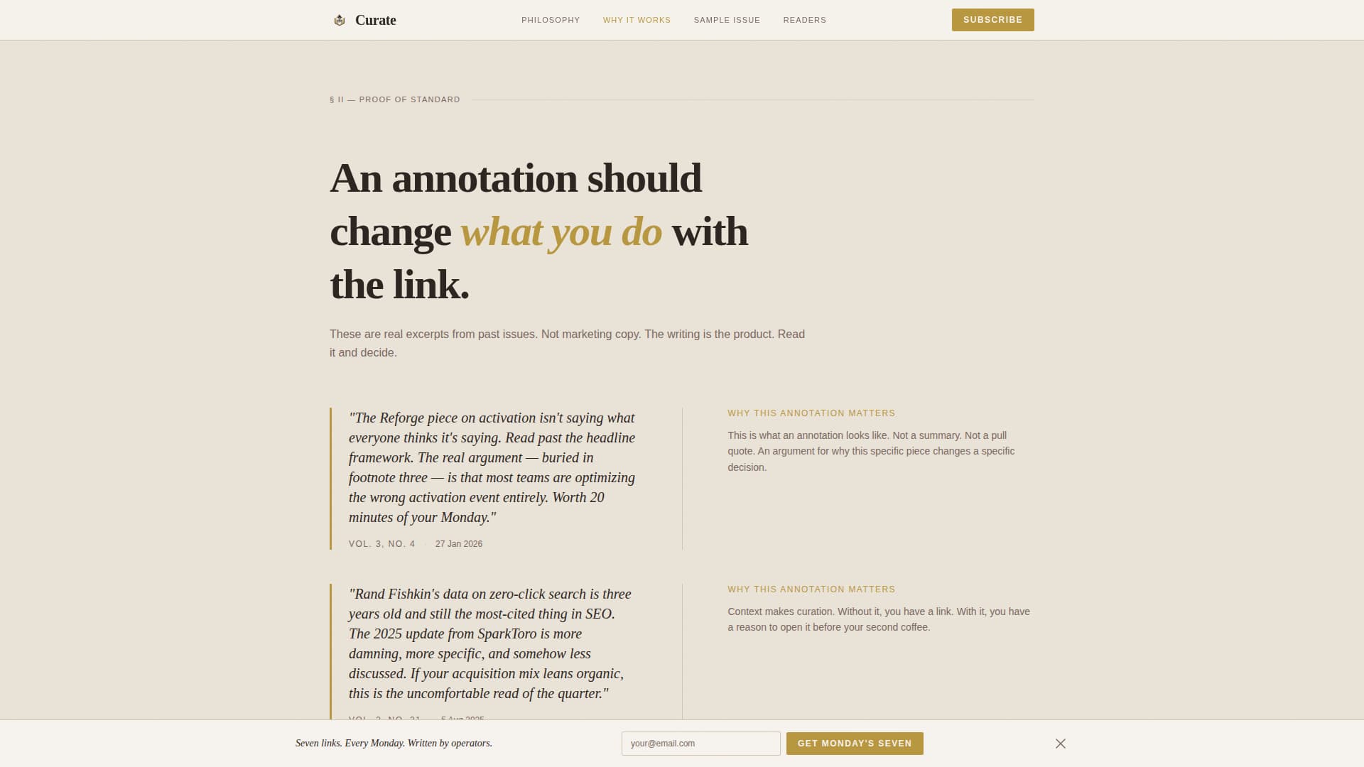 Curate - Authoritative Growthmarketing Landing Page Template