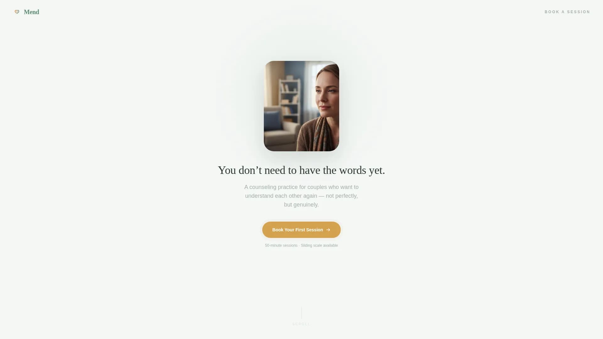 Marriage Counselor Advanced Booking Website Template