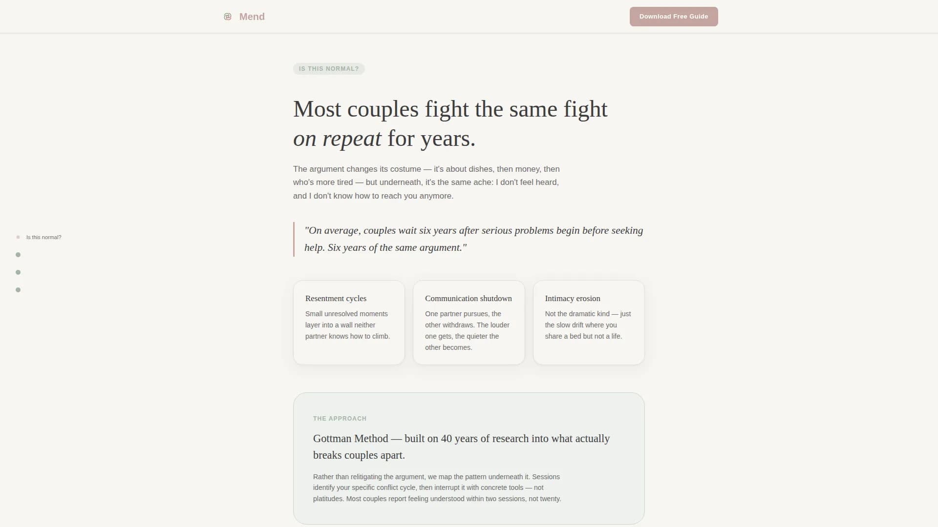 Marriage Counselor Professional Website Template