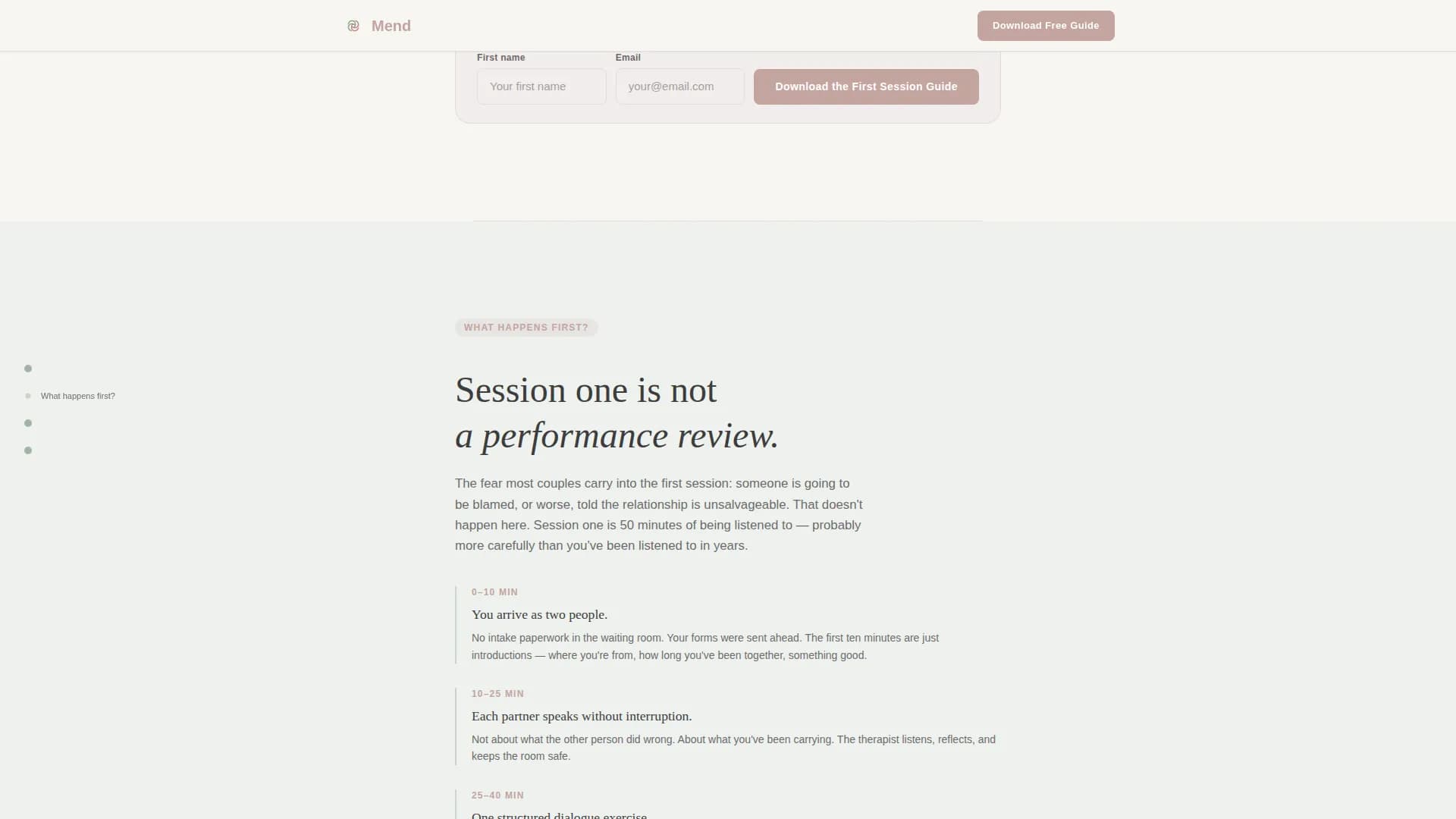Marriage Counselor Professional Website Template