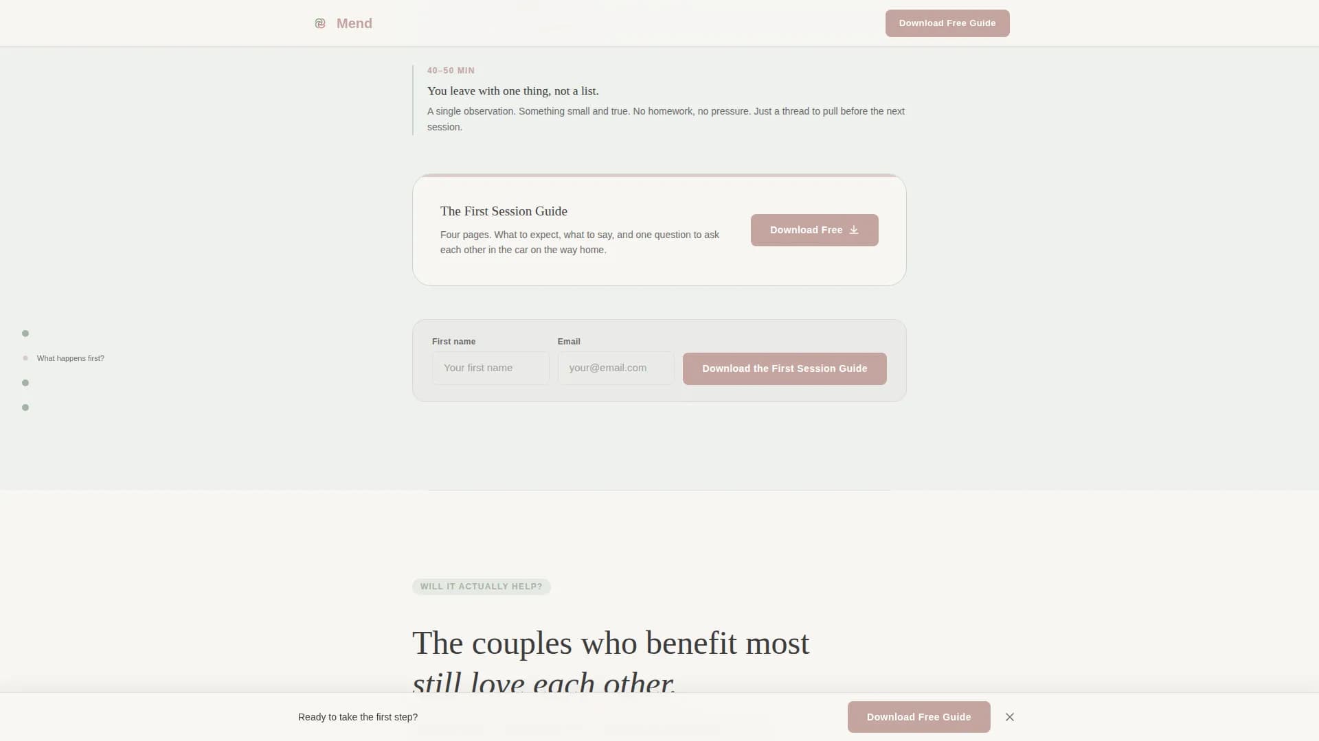 Marriage Counselor Professional Website Template