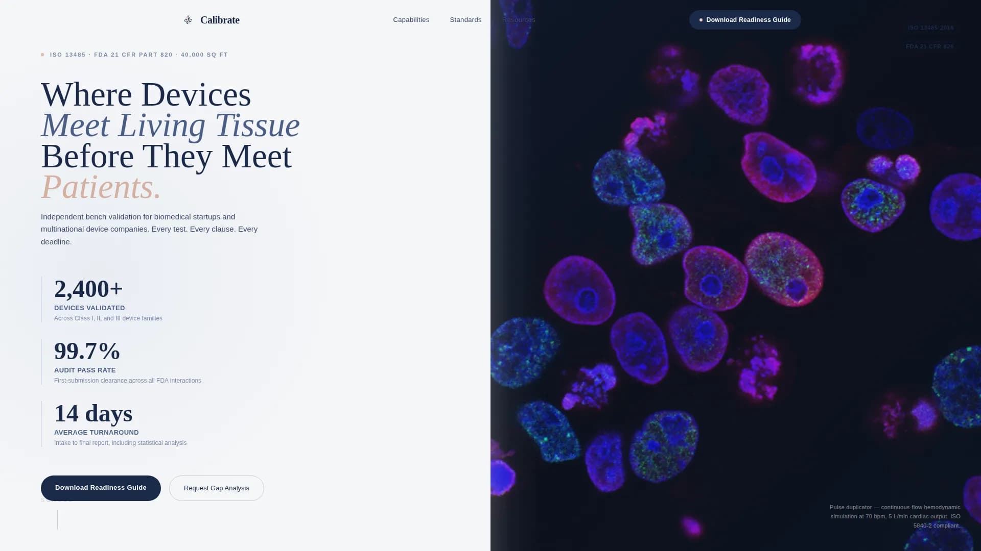 Clinical Research & Trial Professional Website Template