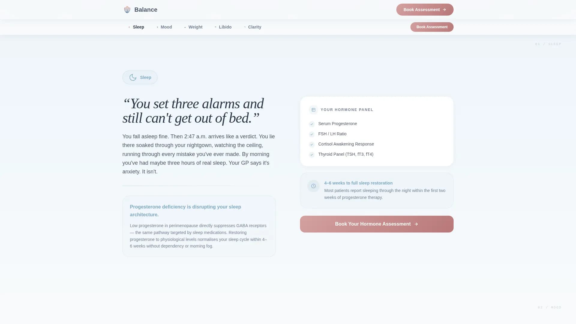 Women's Health & OB-GYN Booking Website Template