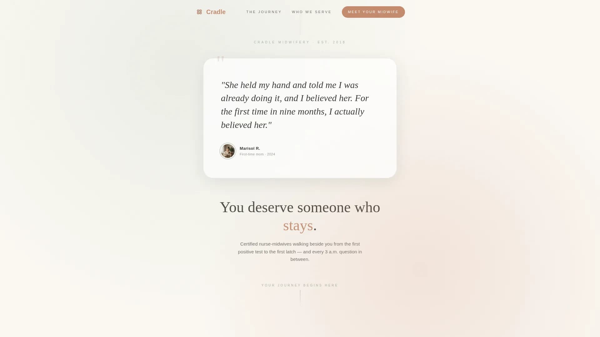 Women's Health & OB-GYN Booking Website Template