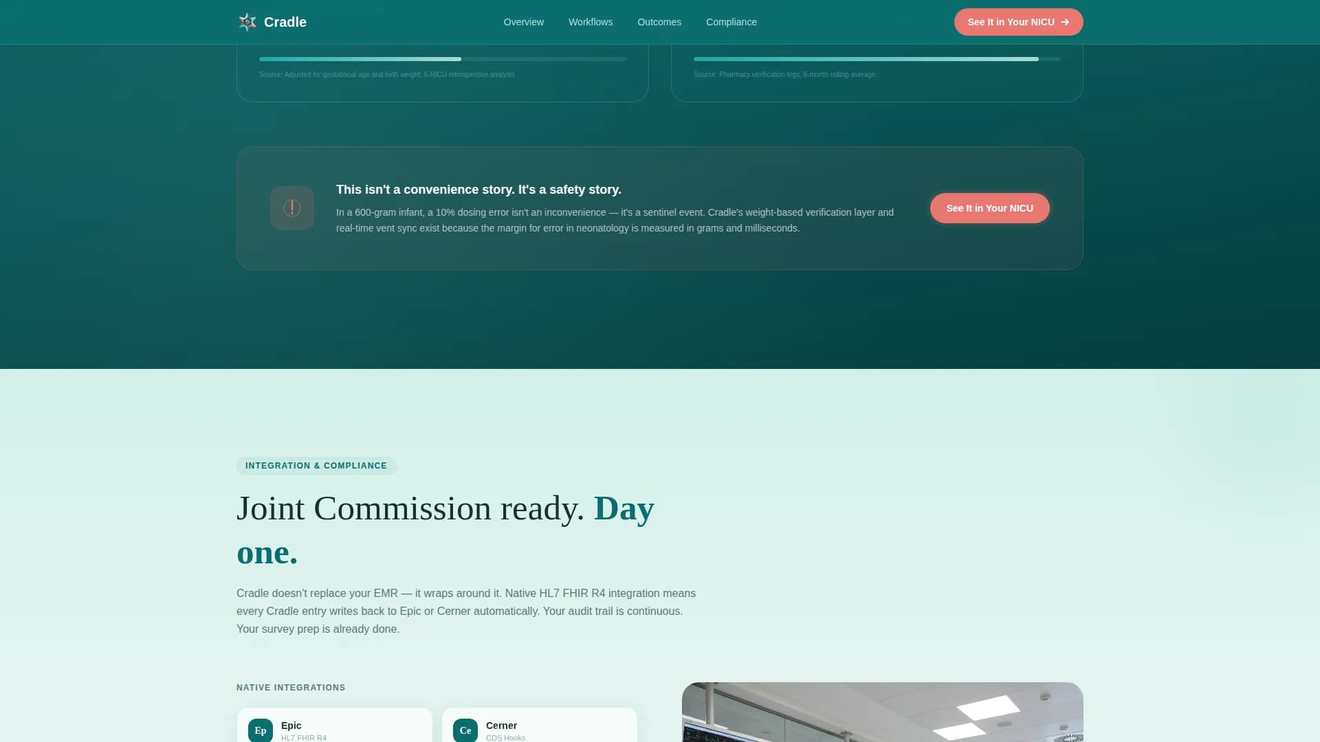 Neonatology Medicine Booking Website Template