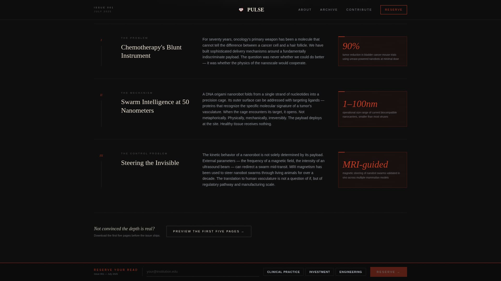 Pulse - Cinematic Healthtech Landing Page Template