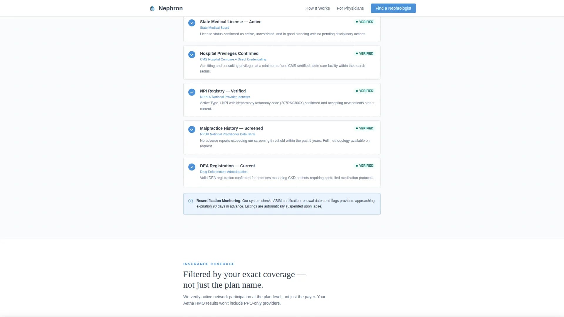 Nephrologist Directory Website Template