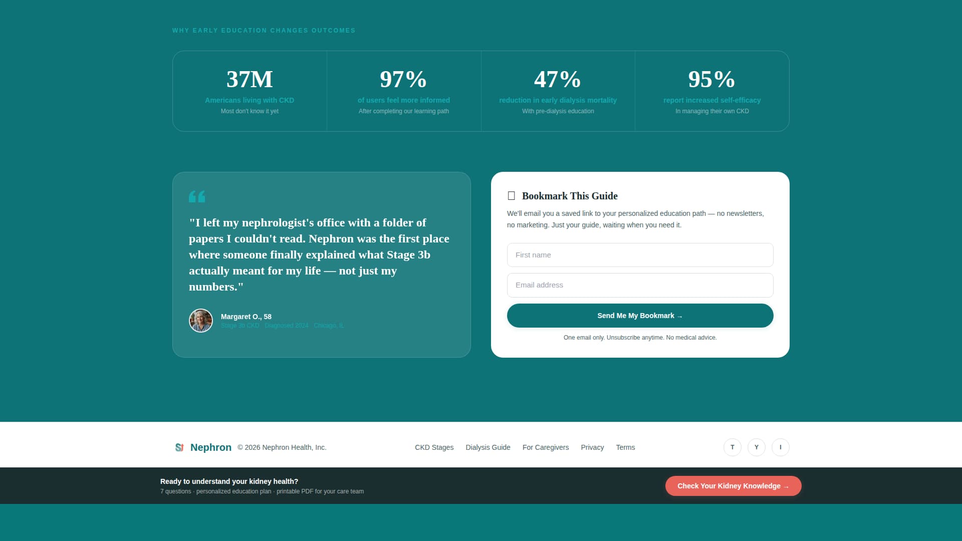 Nephrology Medicine Education Website Template