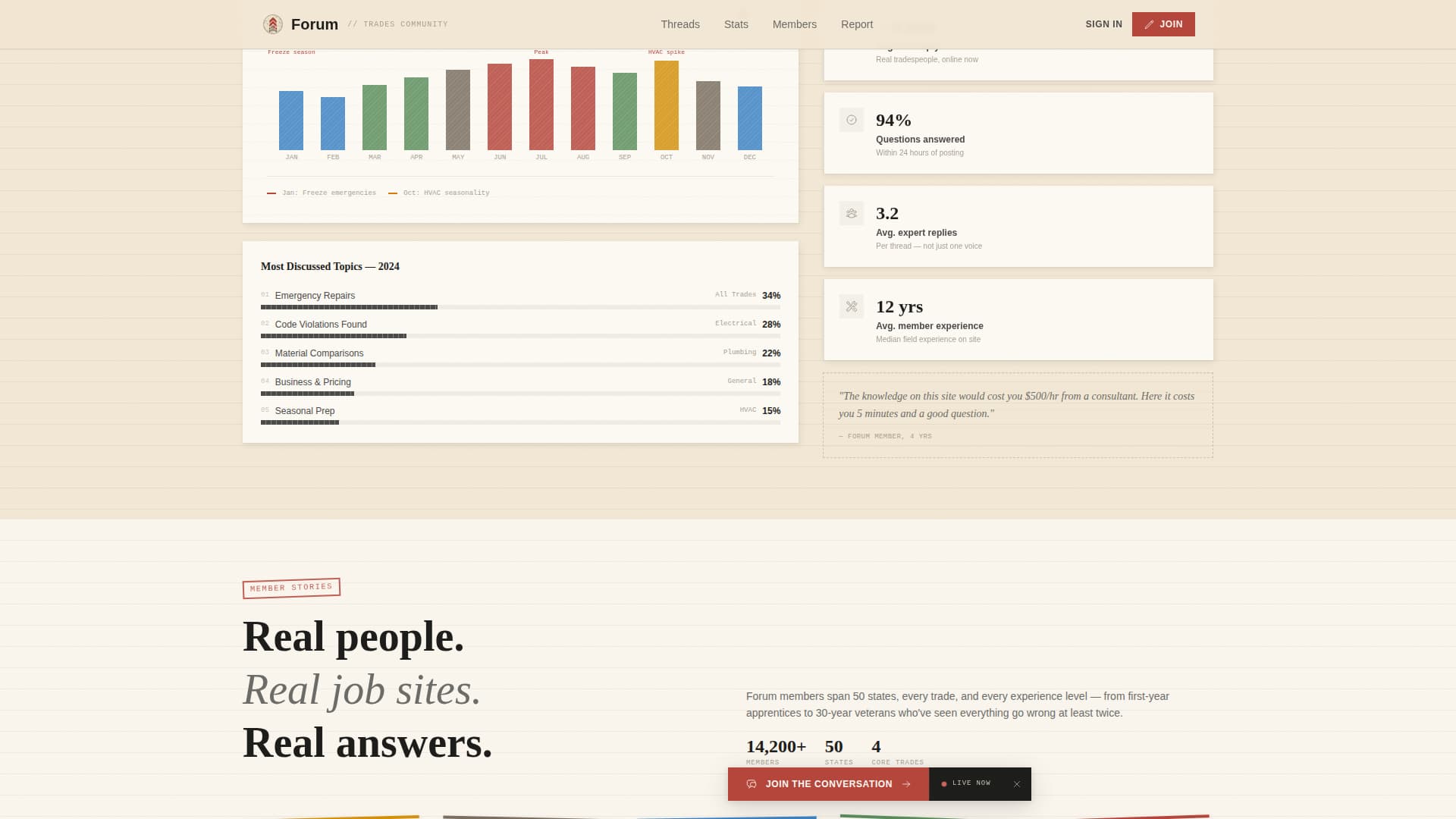 Tradecraft - Authoritative Homeservices Landing Page Template