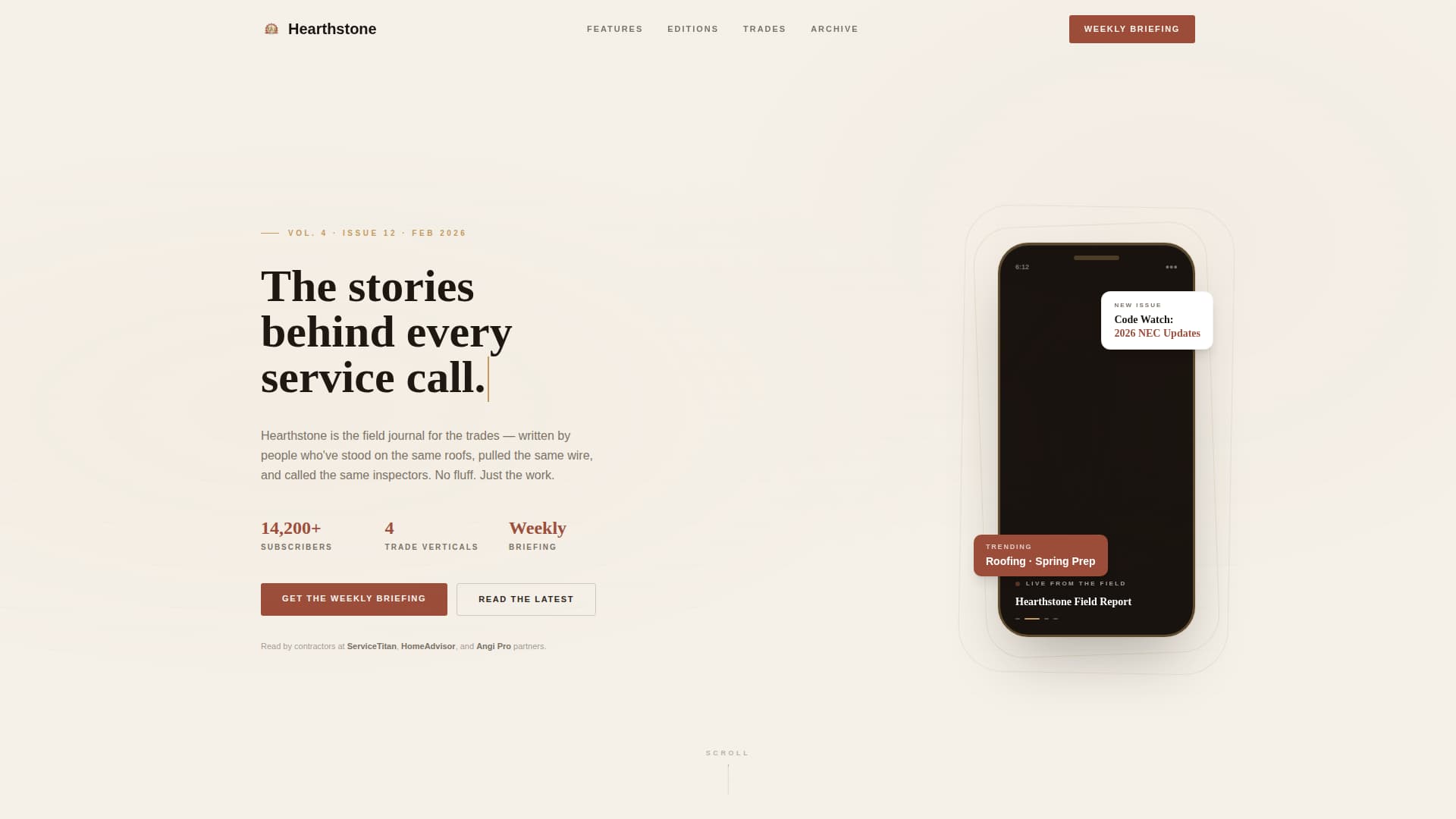 Hearthstone - Trusted Trades Landing Page Template