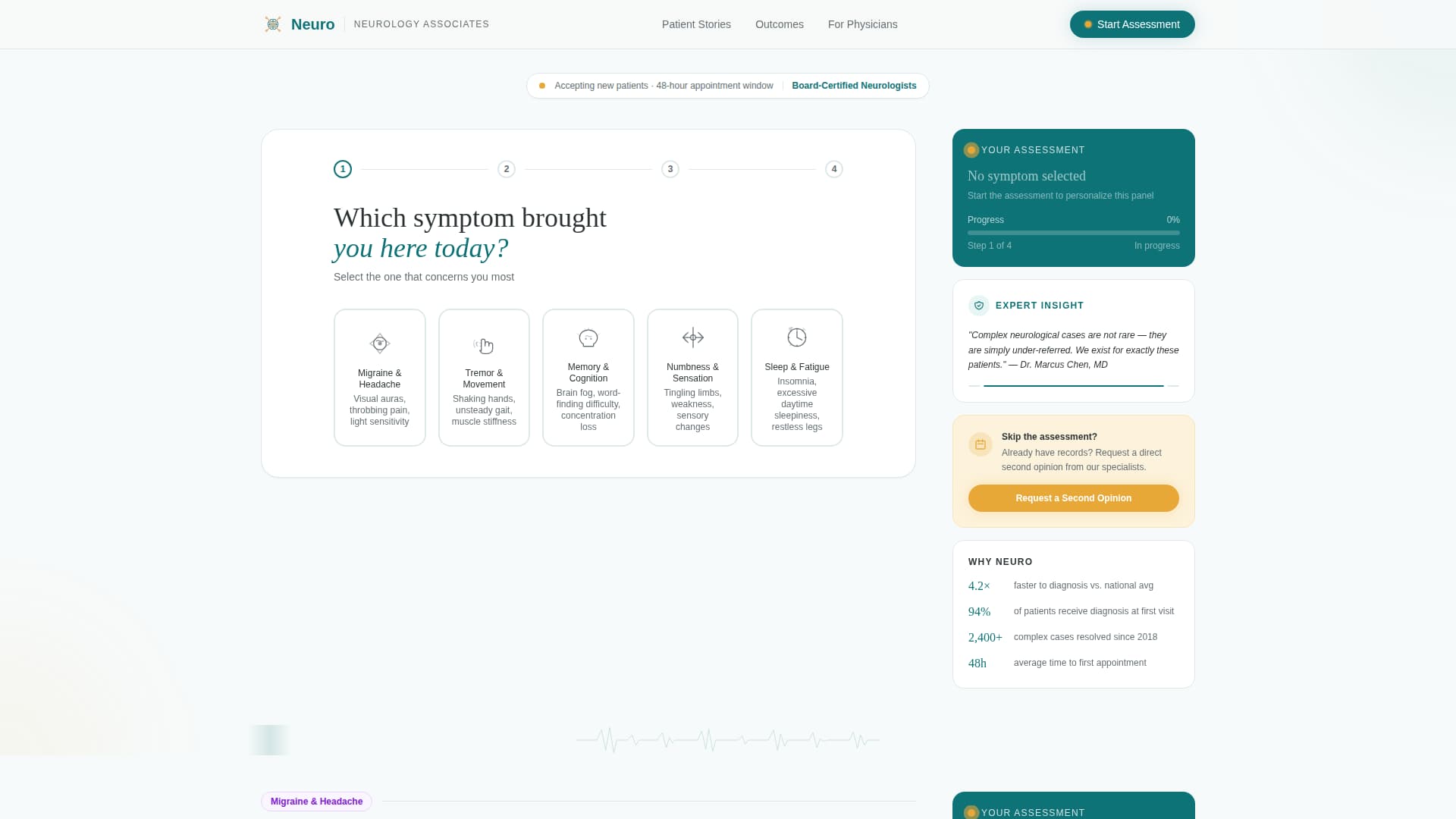 Neurologist Reviews Website Template