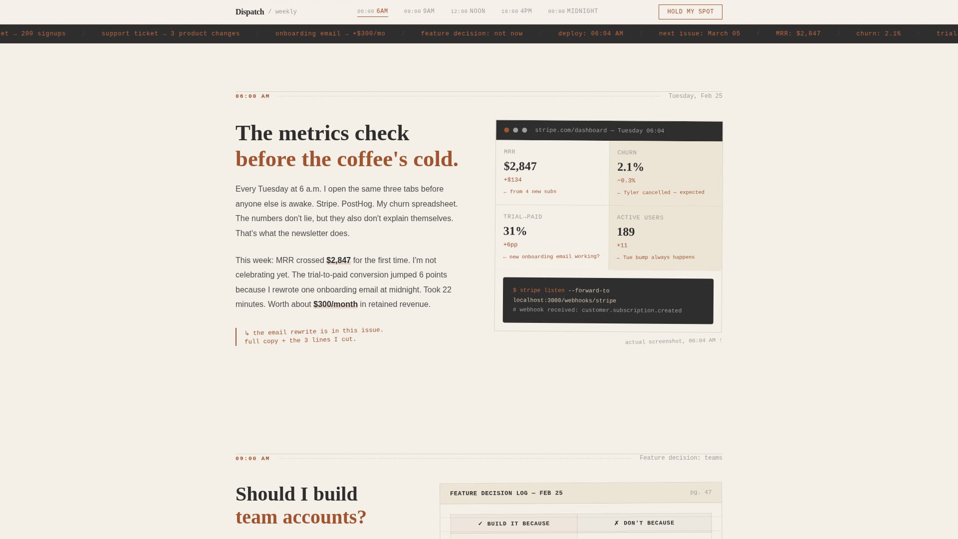 Indie — Expert Developer Landing Page Template