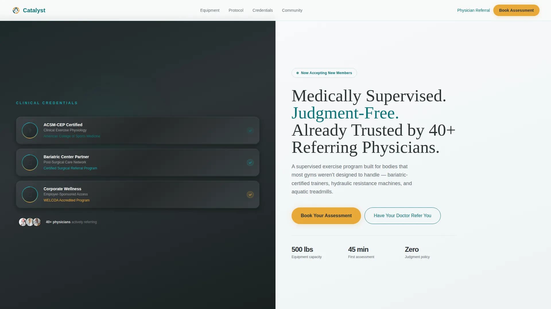 Obesity Care Booking Website Template