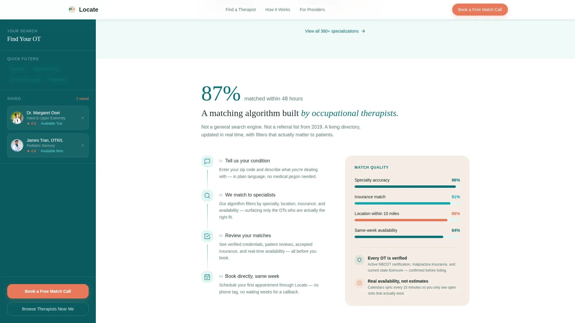 Locate - Provider Directory Landing Page Template