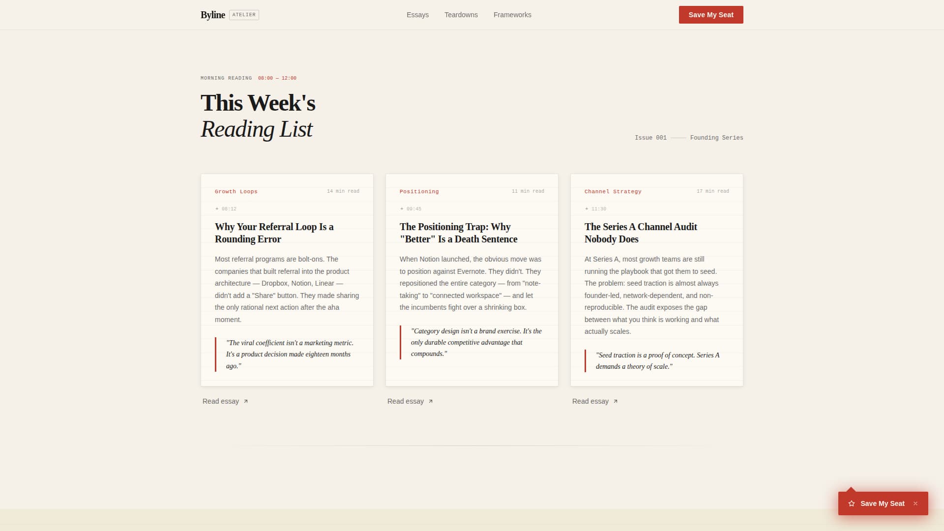 Byline - Compelling Marketing Landing Page Template