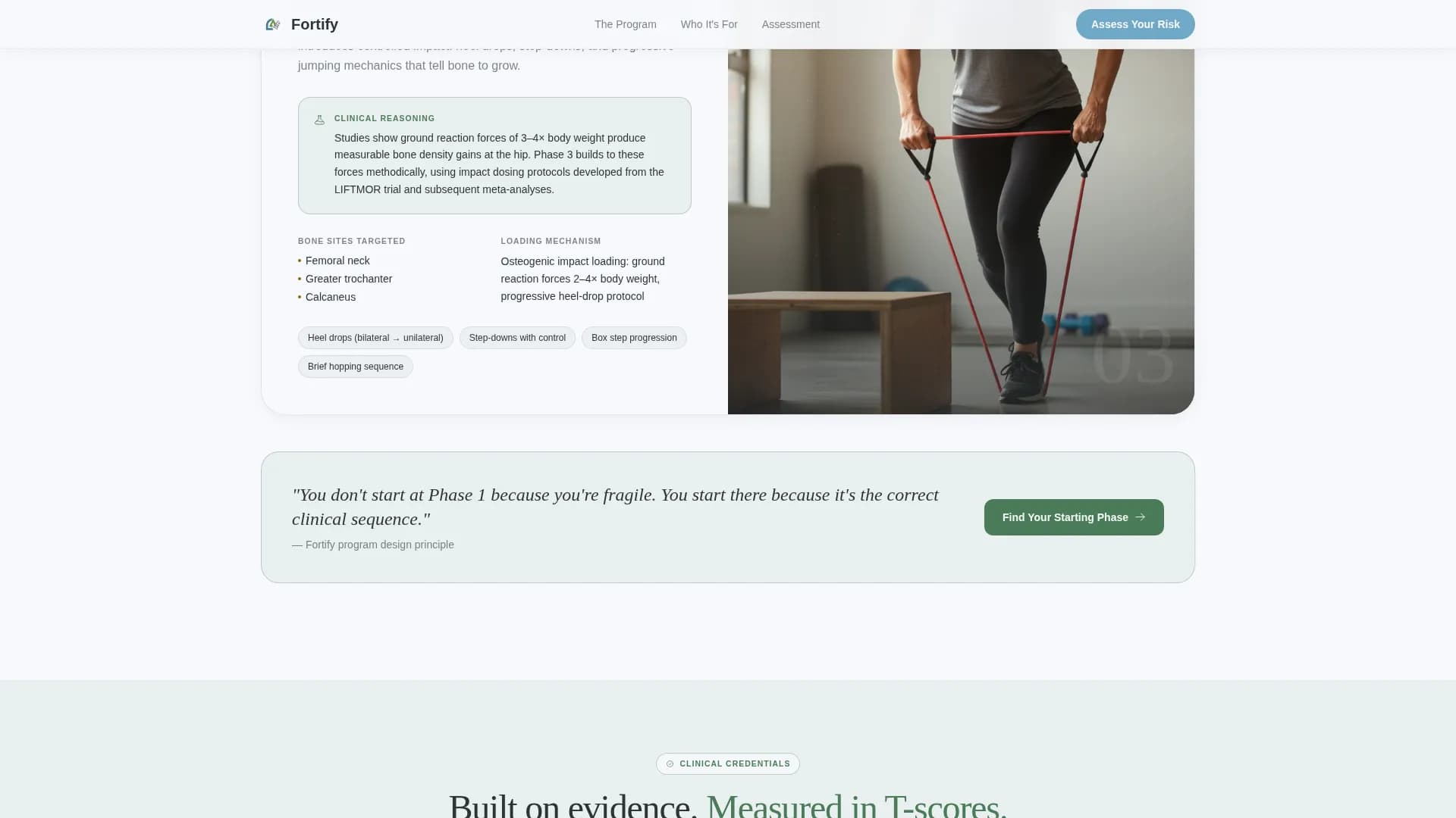 Osteoporosis Care Reviews Website Template