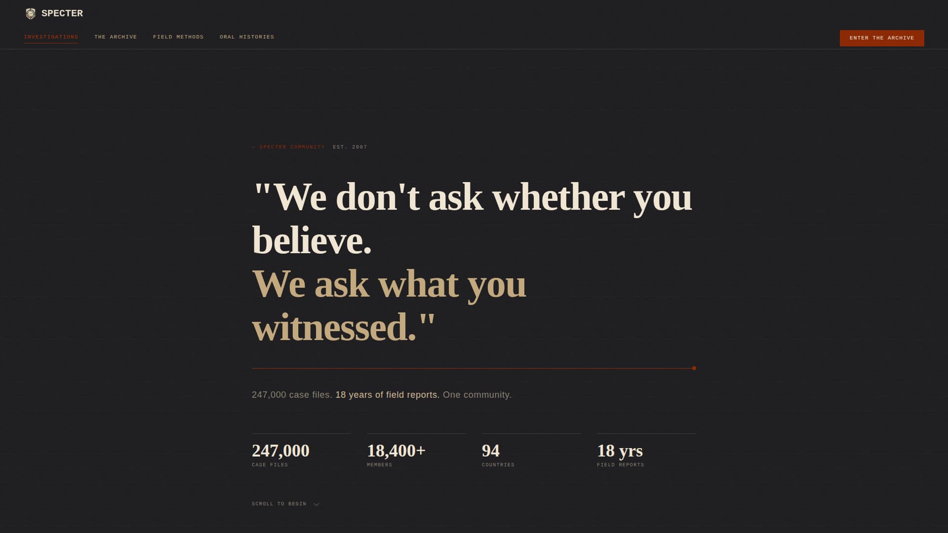 Paranormal - Premium & Landing Page Template