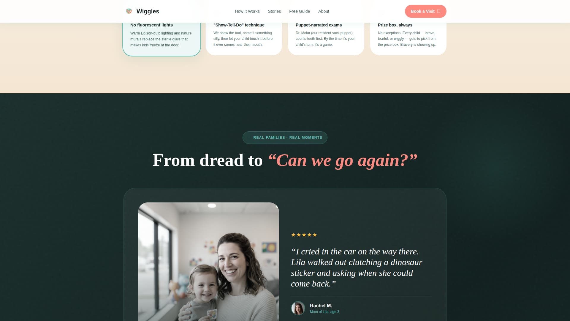Wiggles - Gentle Pediatric Landing Page Template