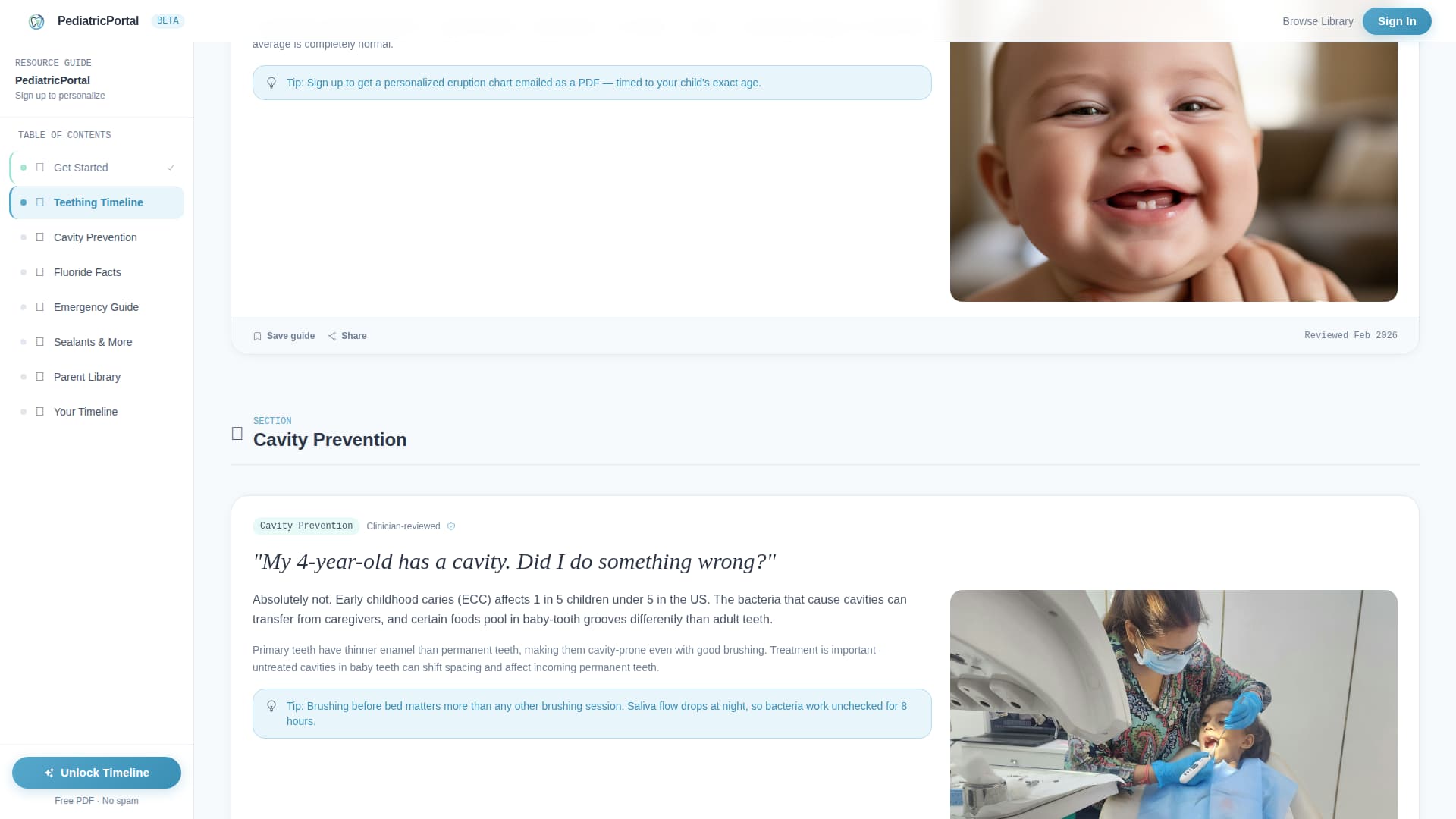 Portal - Trusted Pediatric Landing Page Template