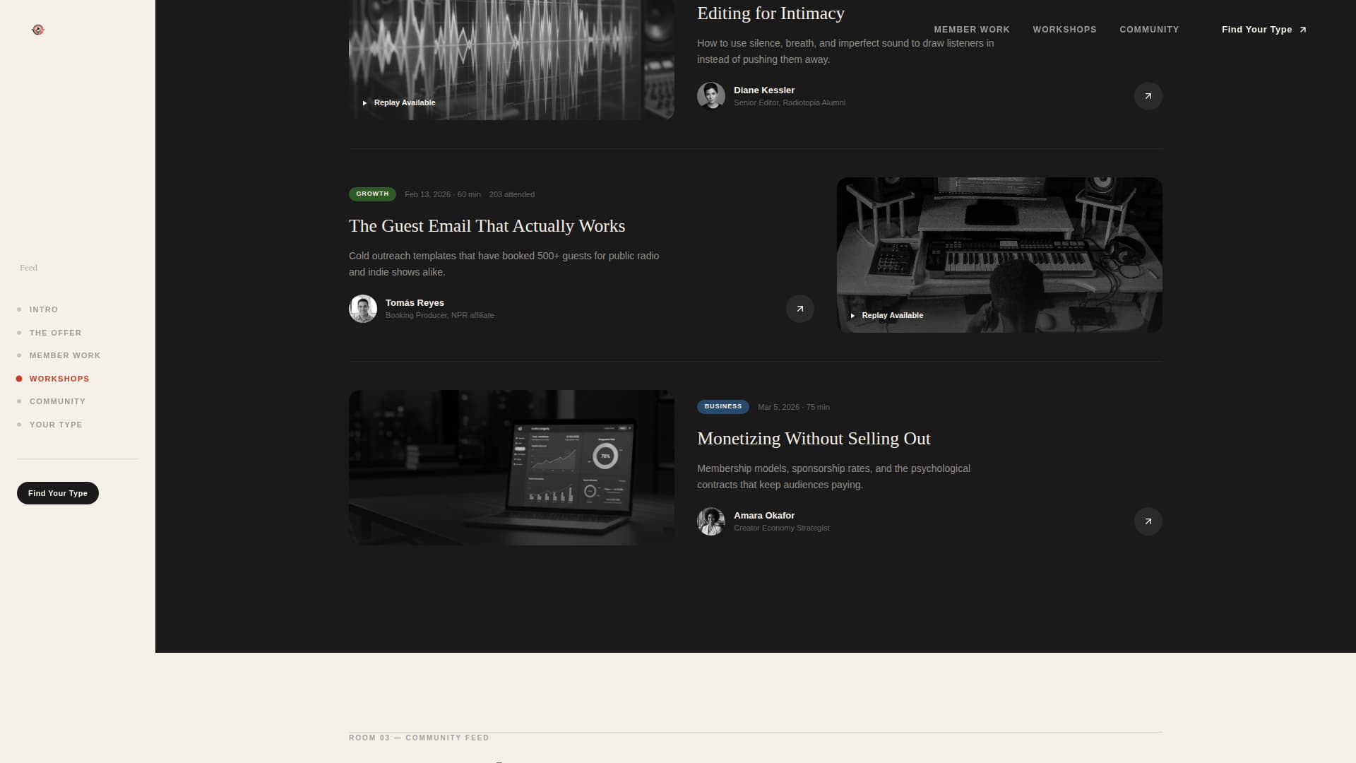 Feed - Immersive Podcasting Landing Page Template