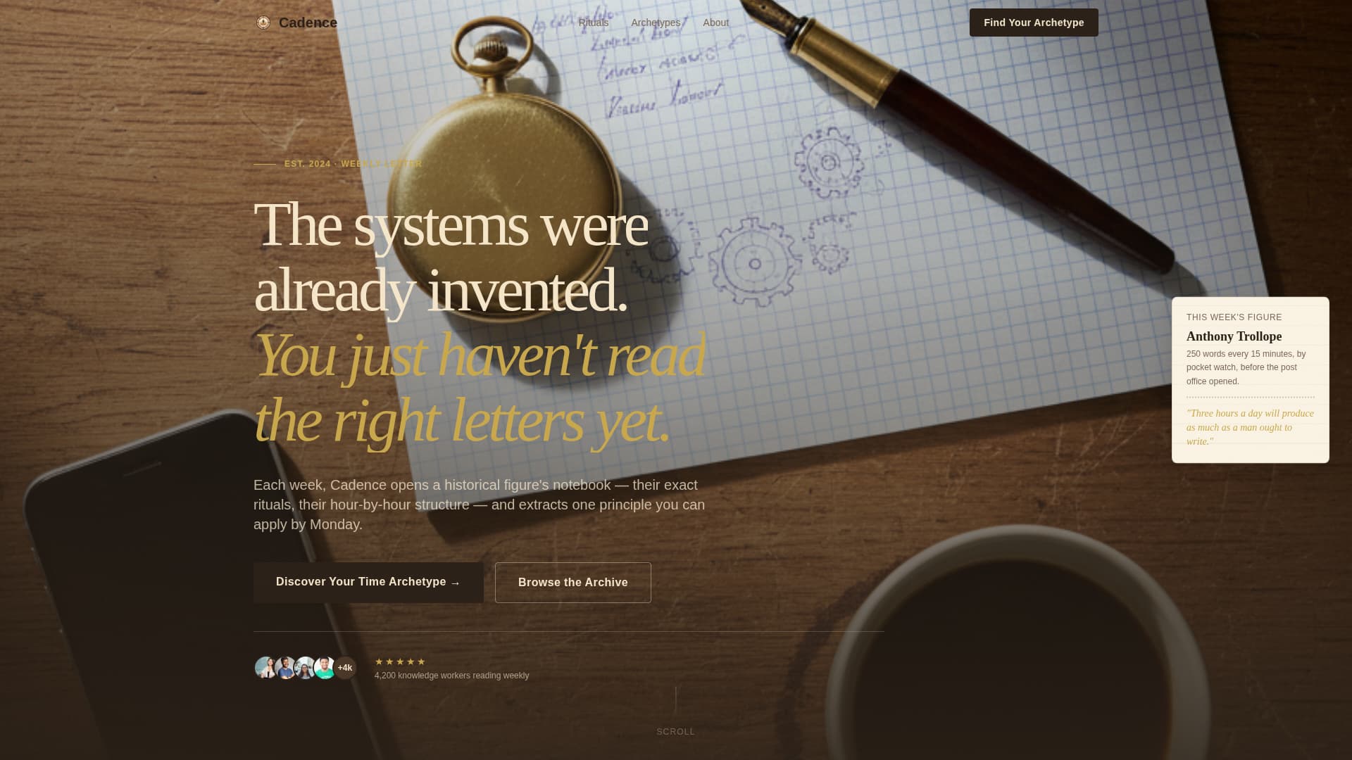 Productivity & Time Management Content Specialist Blog Website Template