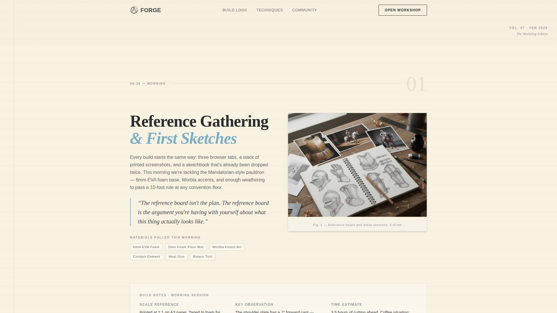 Hobby & Passion Content Virtual Blog Website Template