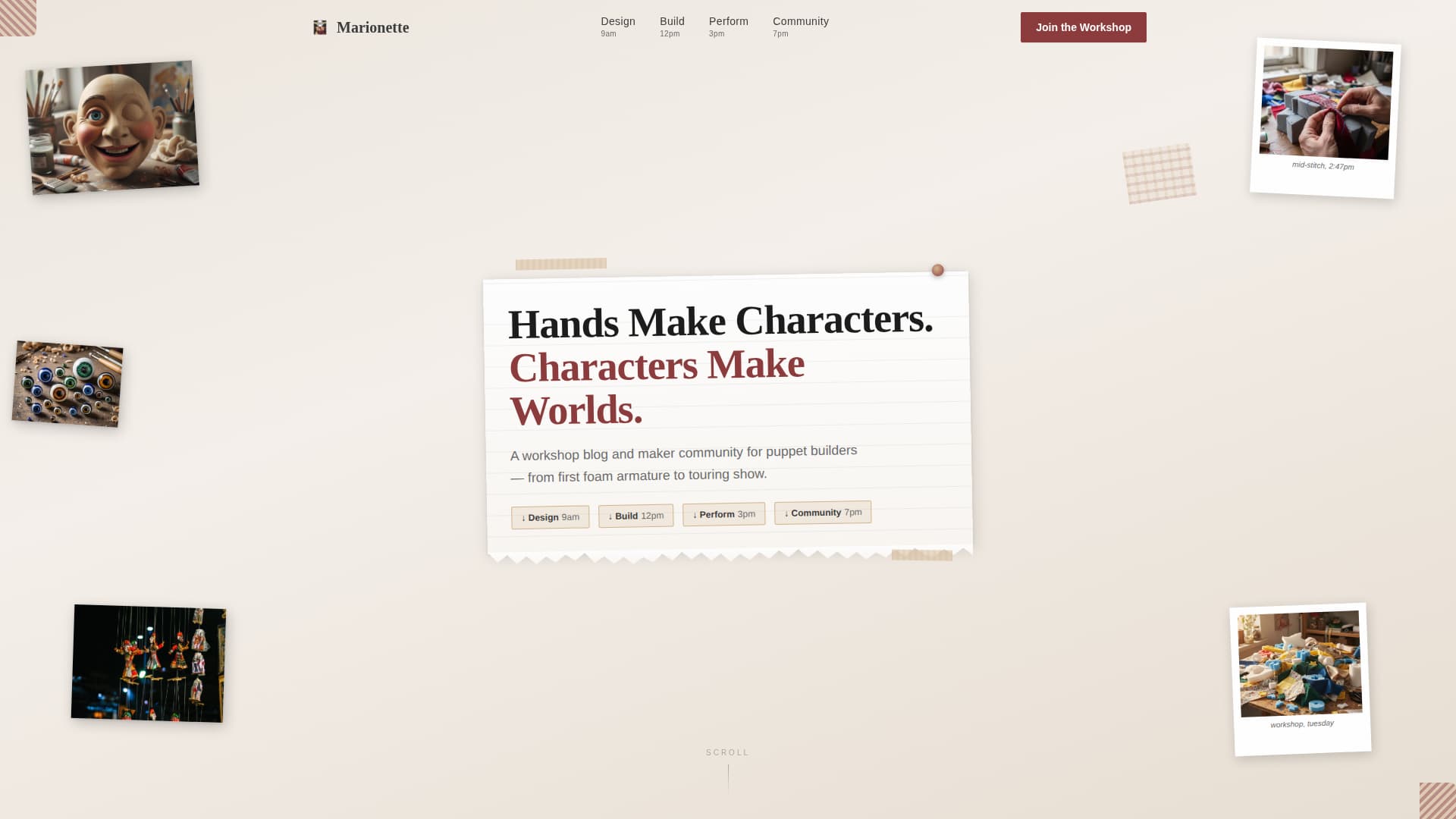 Hobby & Passion Content Independent Blog Website Template