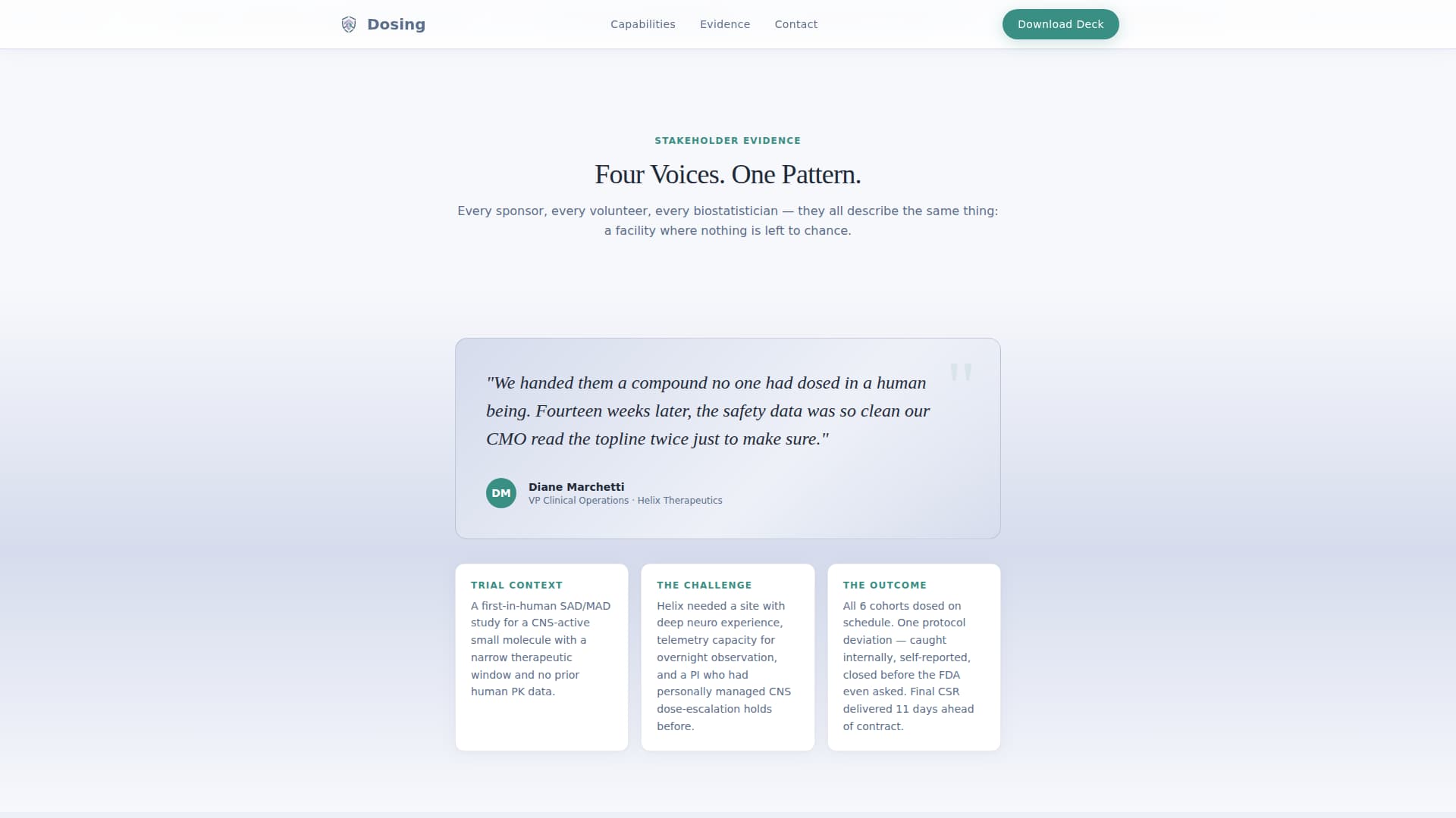 Dosing - Trusted Phaseitrial Landing Page Template
