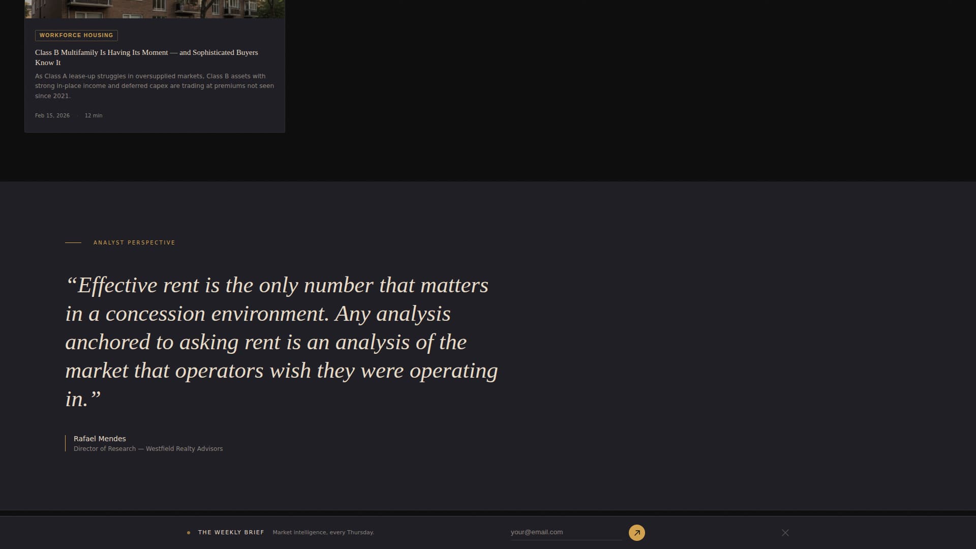 Folio - Cinematic Real Estate Landing Page Template