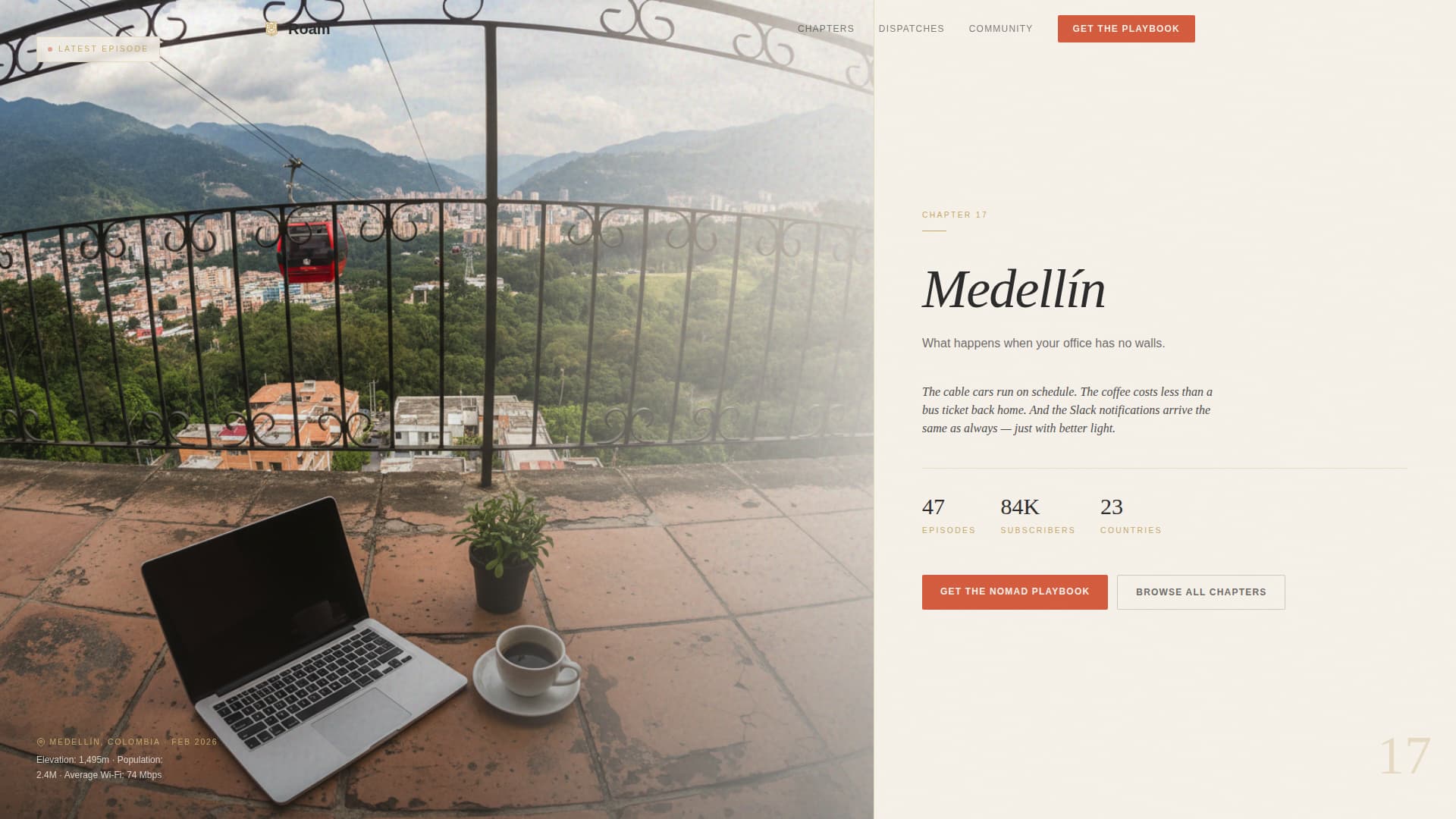 Voyage — Inspiring Backpacker Landing Page Template