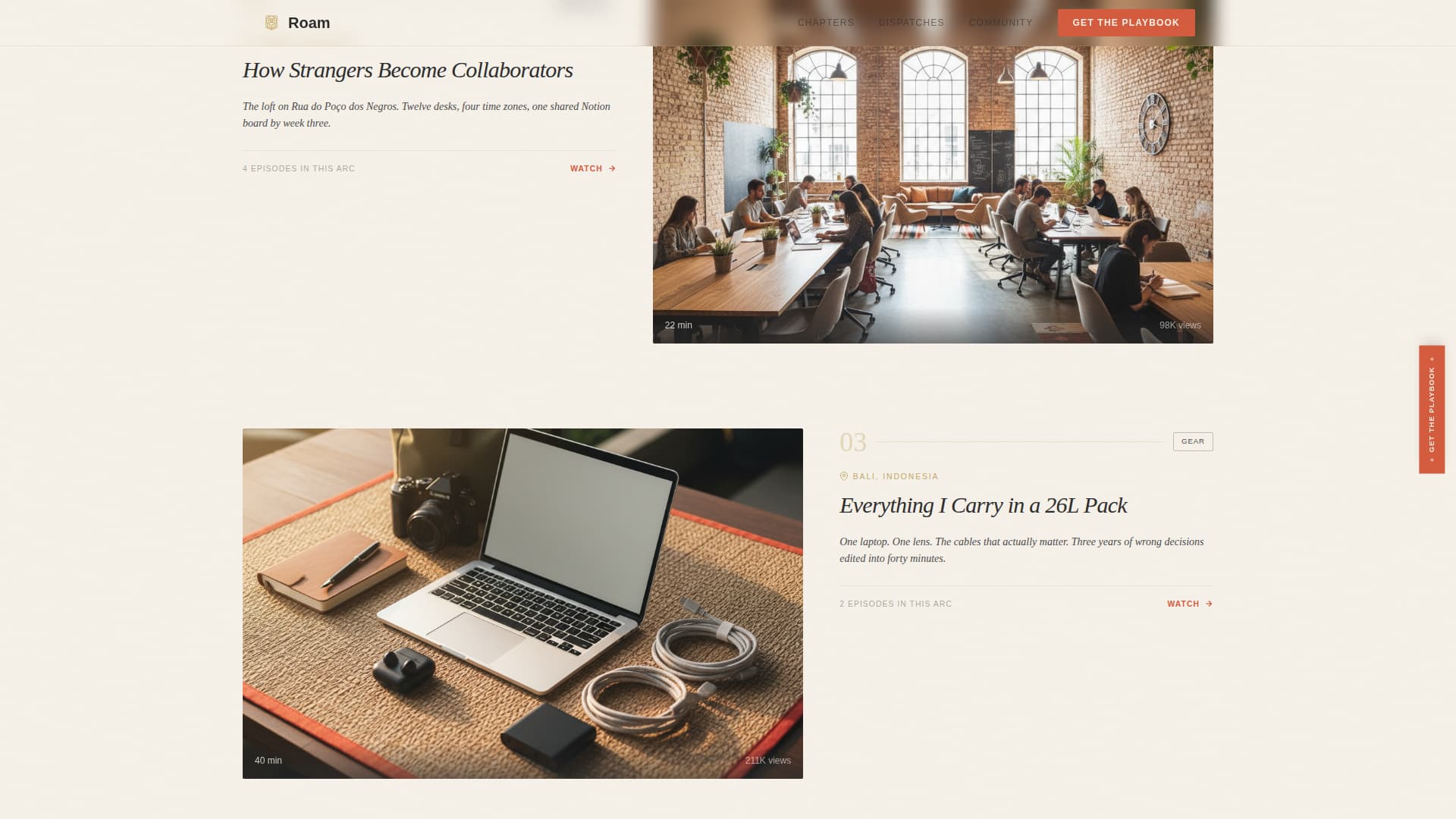 Voyage — Inspiring Backpacker Landing Page Template