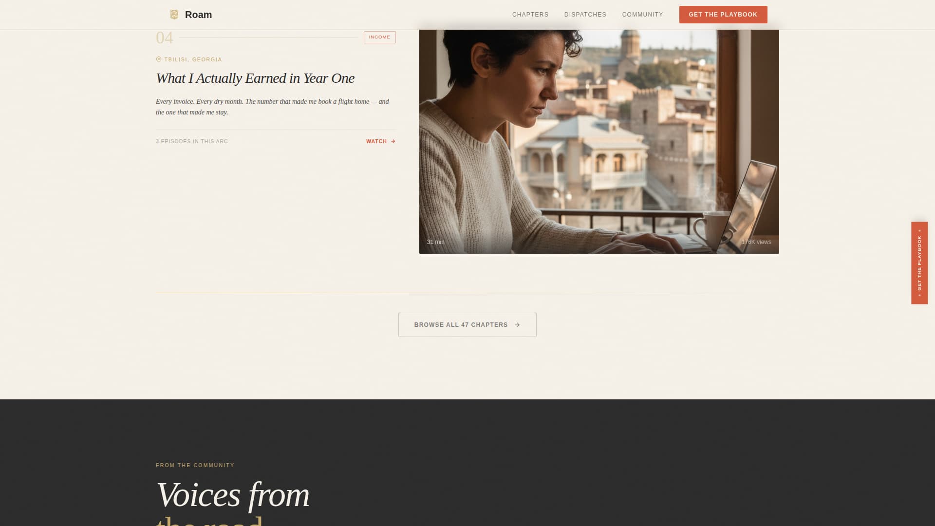 Voyage — Inspiring Backpacker Landing Page Template
