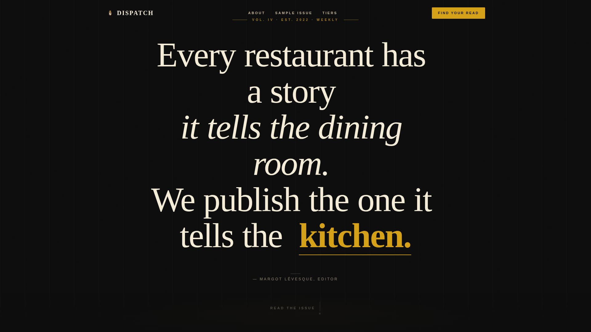 Restaurant Blog & Media Advanced Blog Website Template