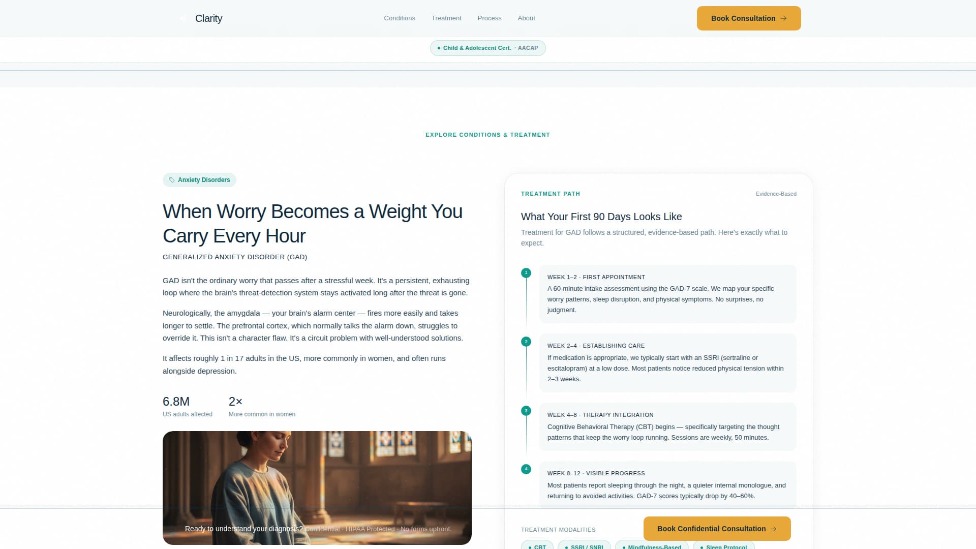 Psychiatrist Booking Website Template