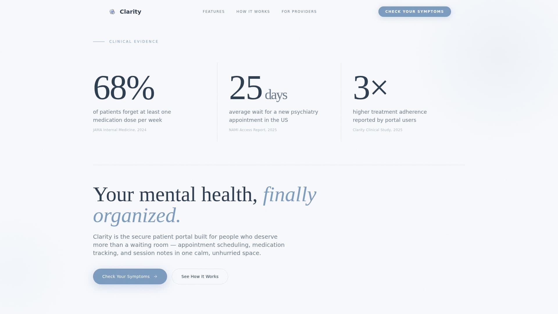 Psychiatrist Booking Website Template