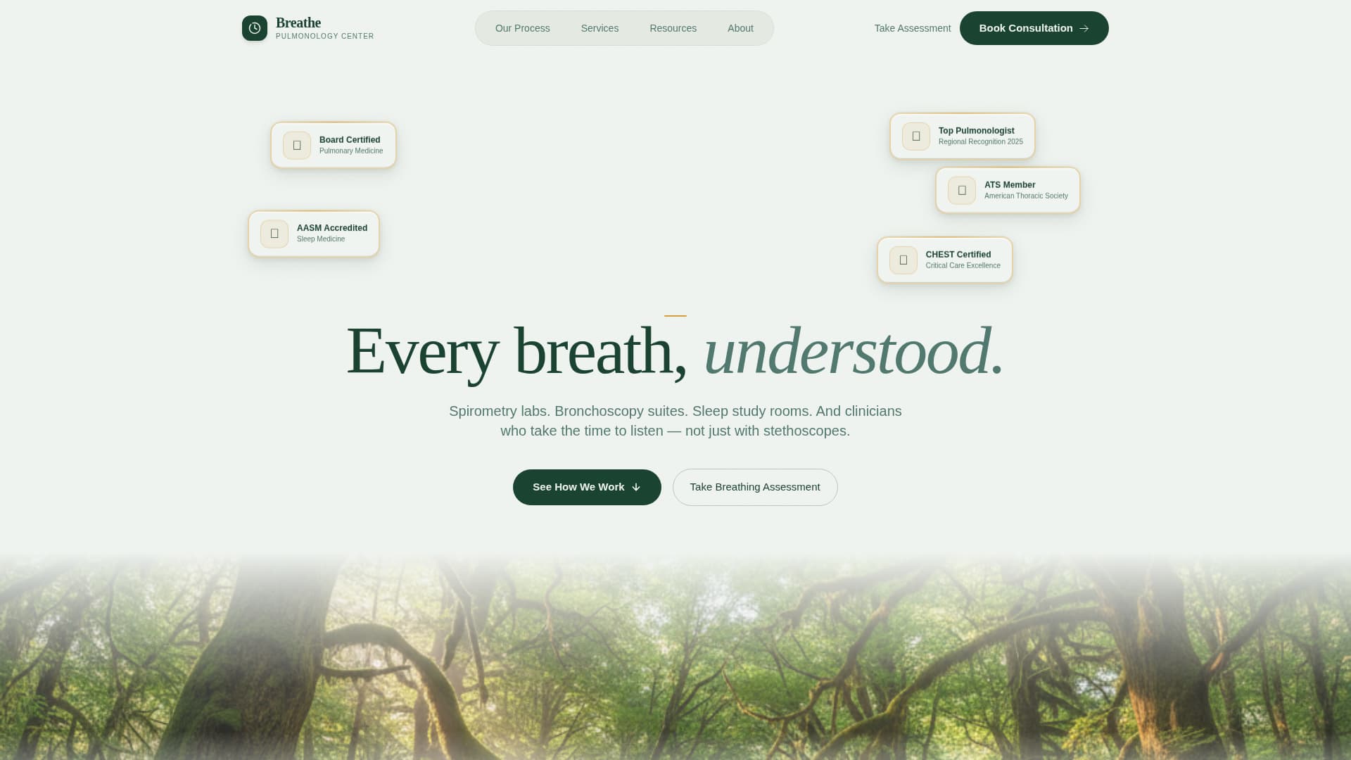 Pulmonology Medicine Professional Website Template