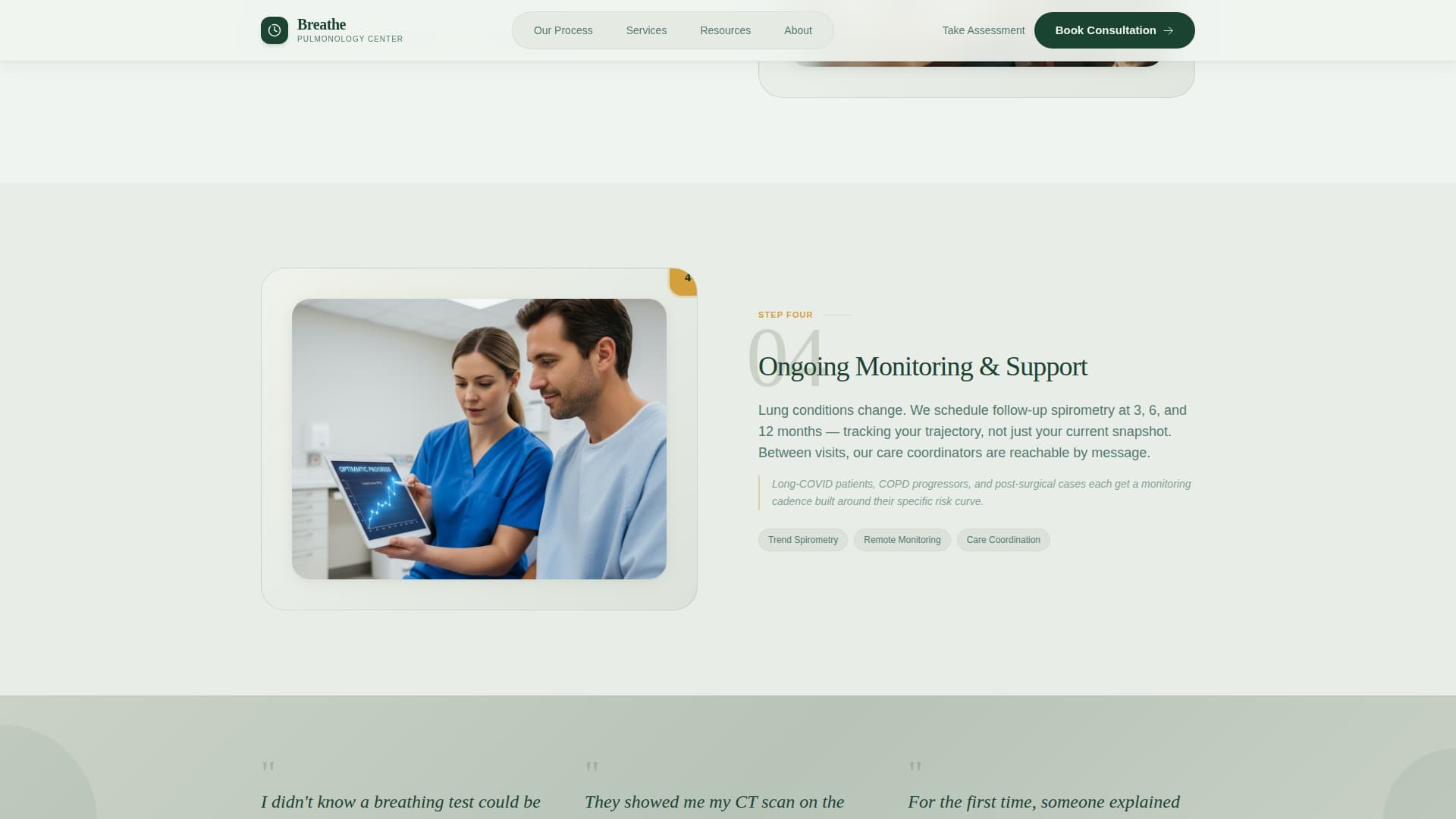Pulmonology Medicine Professional Website Template