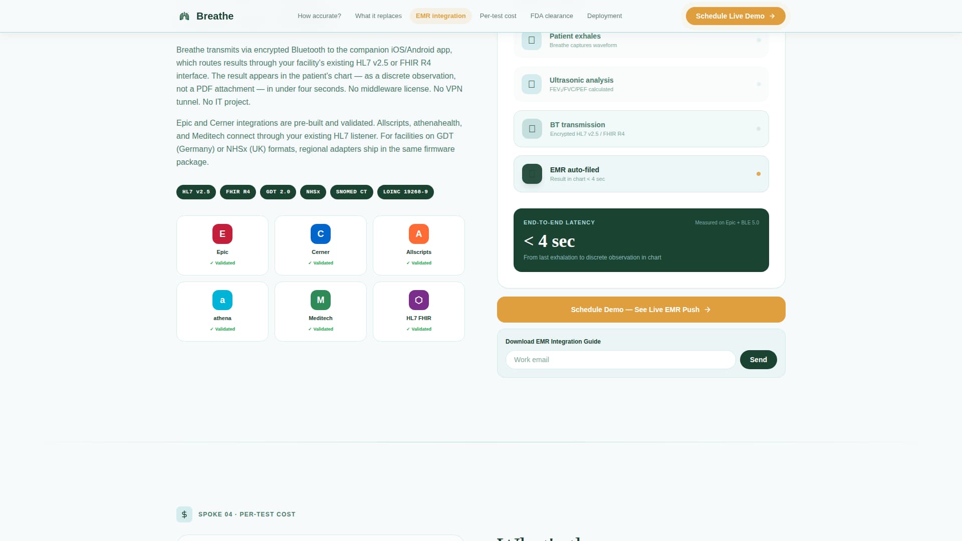 Pulmonology Medicine Booking Website Template