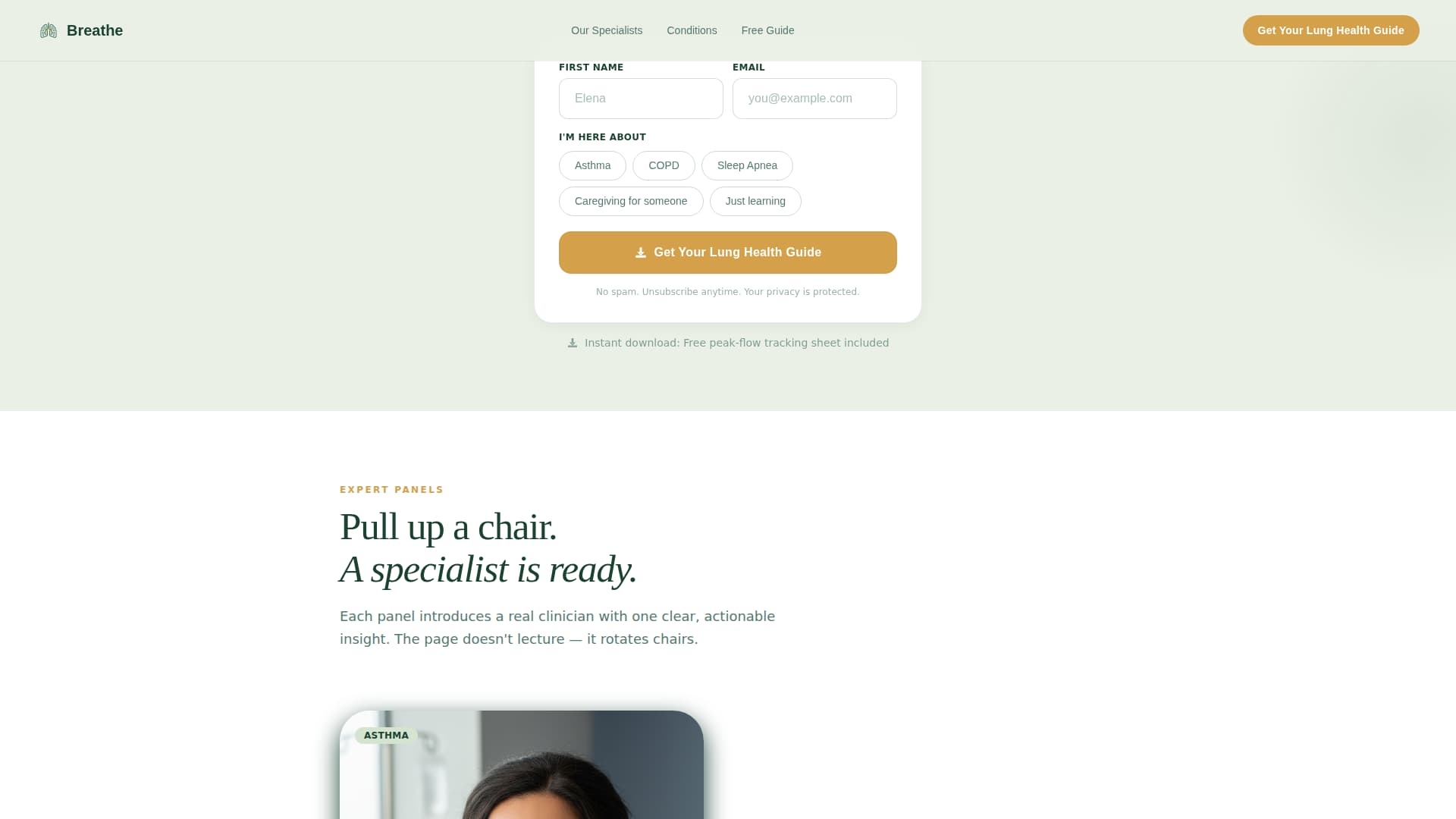 Pulmonology Medicine Education Website Template