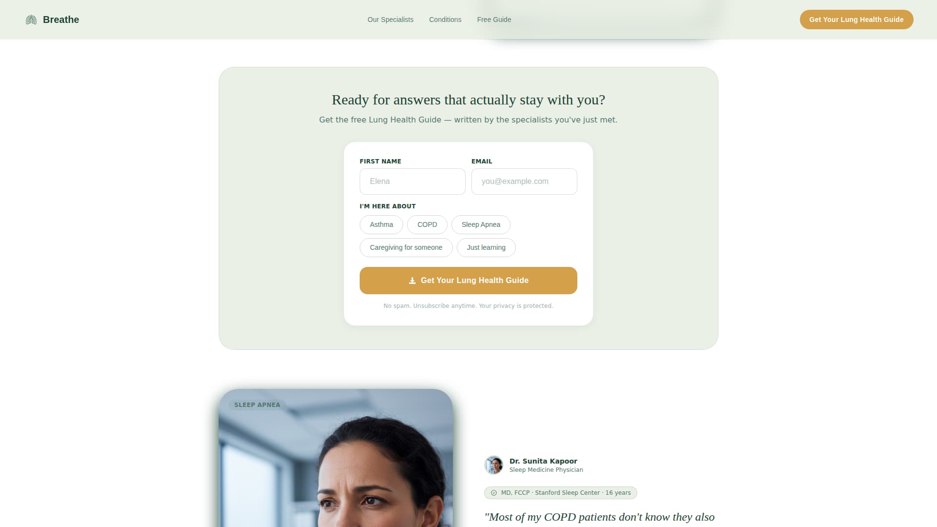 Pulmonology Medicine Education Website Template