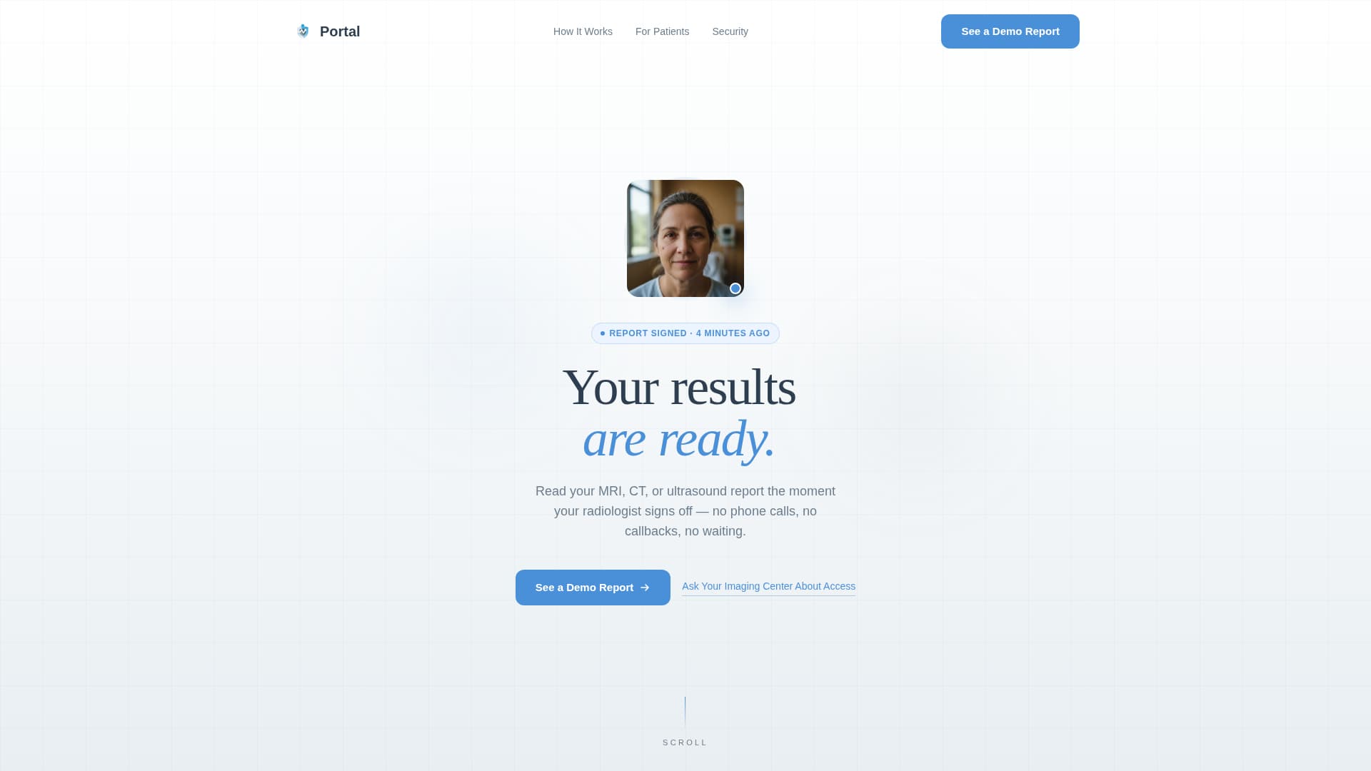 Radiologist Reviews Website Template