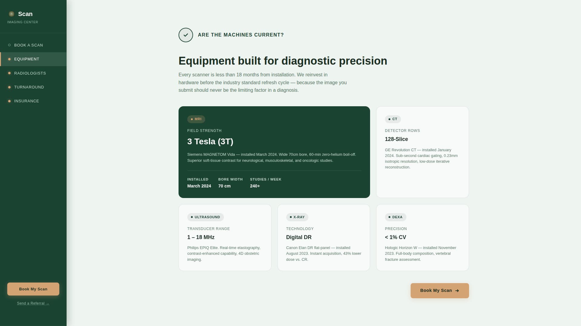 Diagnostic Lab & Imaging Booking Website Template