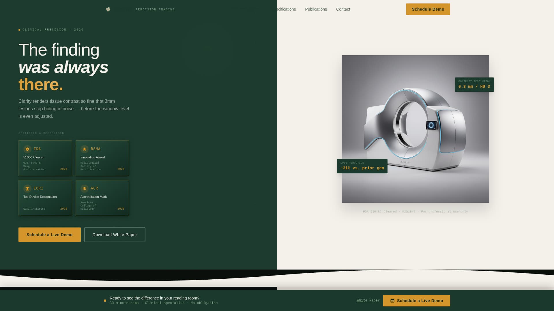Radiology Medicine Booking Website Template