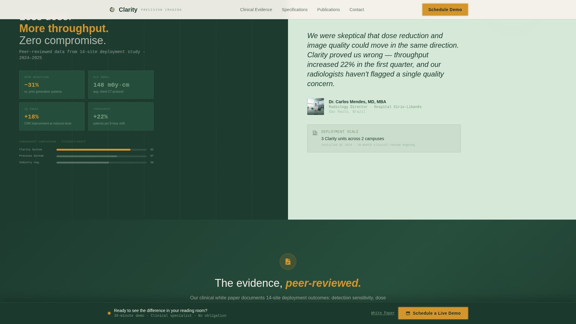 Radiology Medicine Booking Website Template