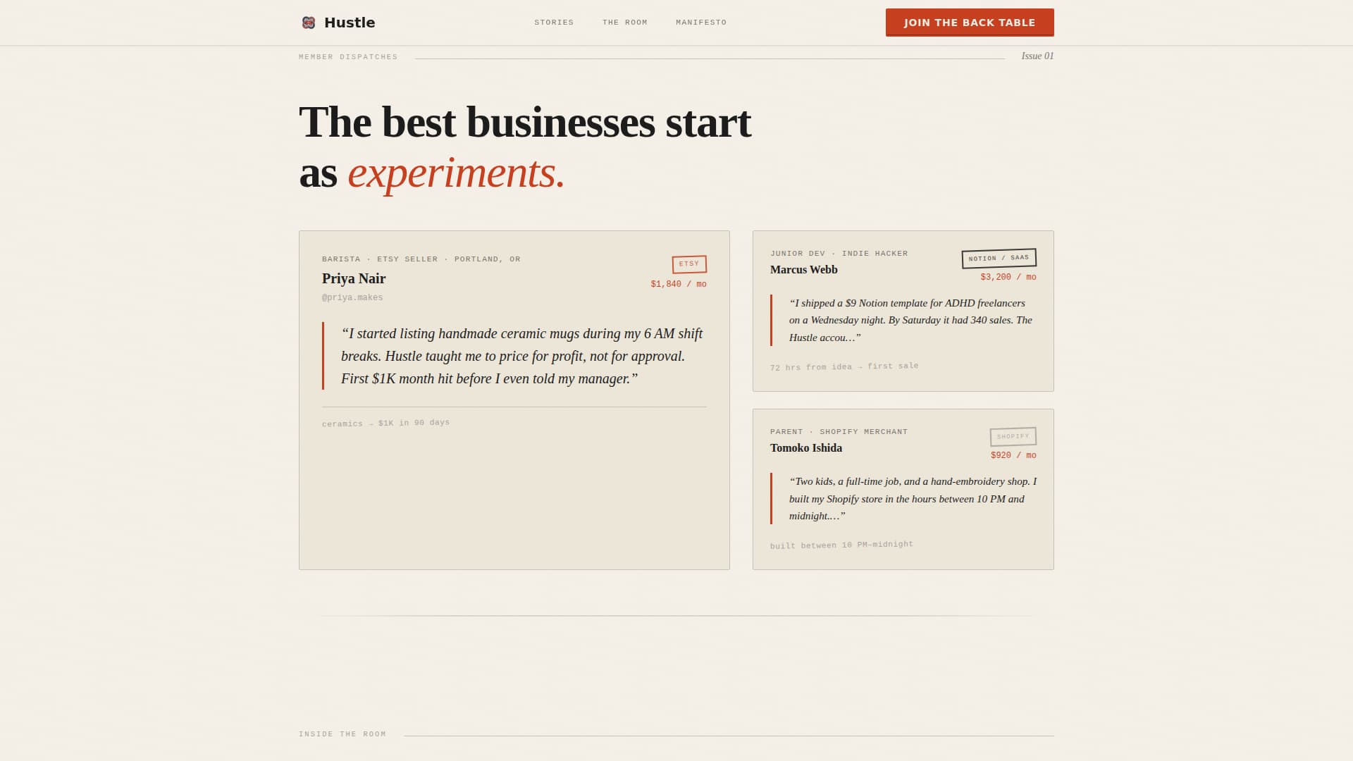 Hustle - Bold Side Hustle Landing Page Template
